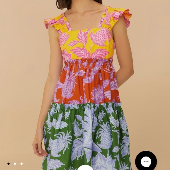 FARM Rio Tropical Spring Mix Mini Dress S NWT - Picture 6 of 15